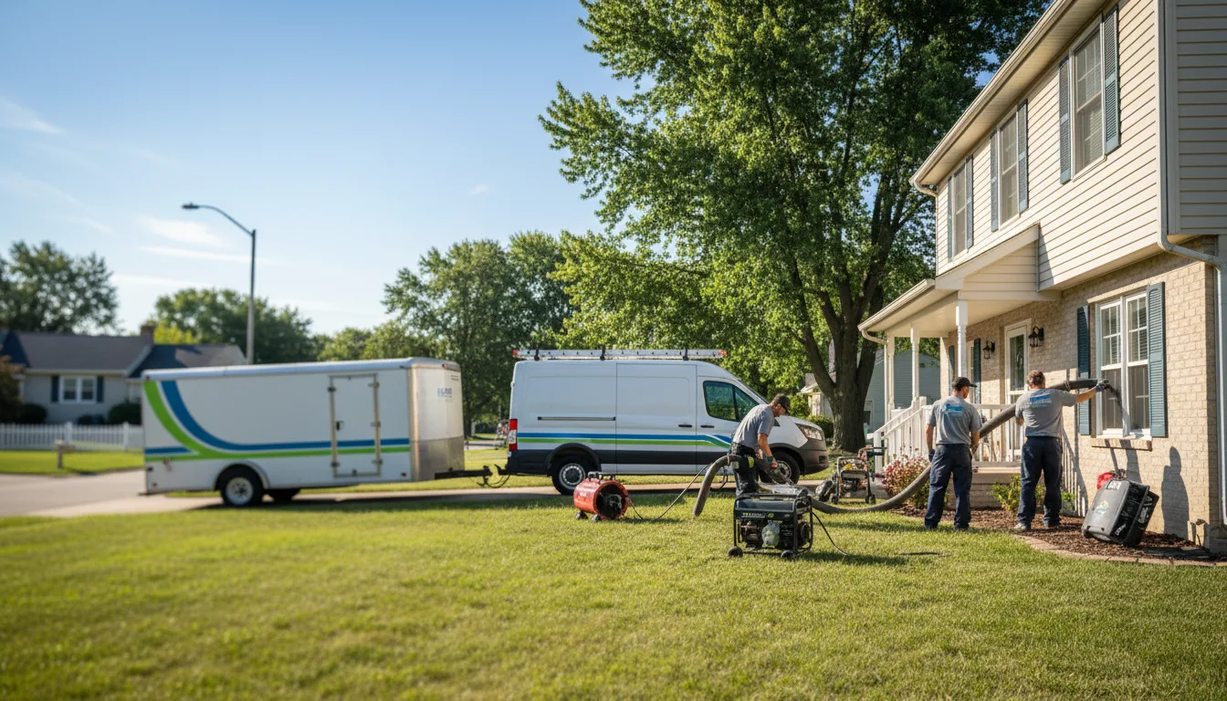 Flooded Basement Restoration And Cleanup With Repair in Lakefield, MN near me